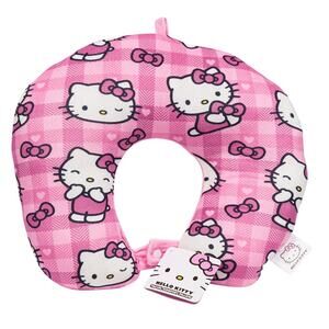 Hello Kitty Pink Travel Pillow*VERY SOFT*Vacation Ready